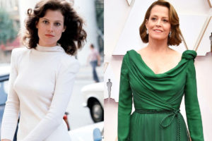 1980s stars then and now, Sigourney weaver