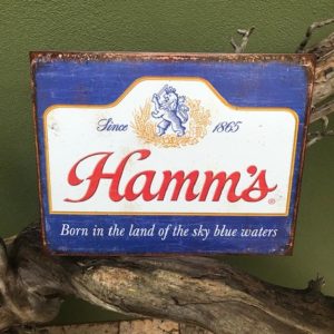 household items, metal signs