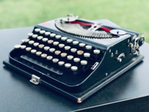 household items, typewriter